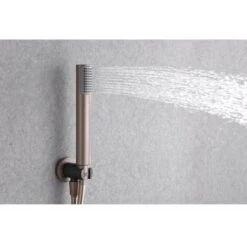 Linea Imex GPD038/GC Set Doccia Incasso Grigio Opaco E Champagne -Stile Bagno 53286125 3