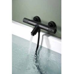Rubinetto Termostatico Per Vasca E Doccia Della Linea Imex BTD038-4NG Nero Opaco -Stile Bagno 53286148 4