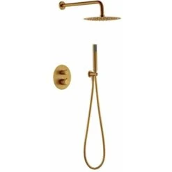 Set Doccia Termostatico Oro Spazzolato Linea Imex GTD038/OC