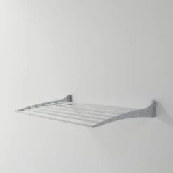 Foxydry Fold, Stendino Da Parete, Stendibiancheria A Muro Autoportante, Stendino A Scomparsa In Alluminio E Acciaio 120x50x10 Cm -Stile Bagno 53661087 4