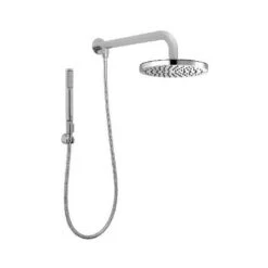 Braccio Doccia Con Soffione E Doccetta Zoe Renovation Bossini Cromo