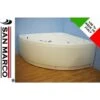 Vasca Da Bagno Angolare Con Idromassaggio 120x120 Cm