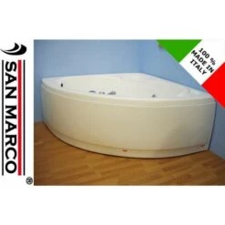 Vasca Da Bagno Angolare Con Idromassaggio 120x120 Cm