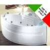 Vasca Da Bagno Idromassaggio Ad Angolo 135x135 Cm Sardone