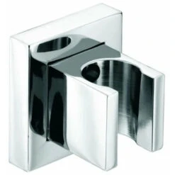 Bossini - Supporto Doccia Quadro Fisso Con Rosone In Ottone Cromato