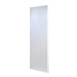 Parete Fissa 68-72 Cm In Acrilico Con Profilo Alluminio Bianco Per Box682