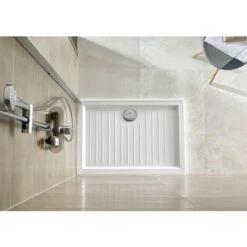 Roca - Piatto Doccia 80x120 Altezza 5,5 Cm In Ceramica - Serie: Roma (Senza Piletta) -Stile Bagno 53949967 3