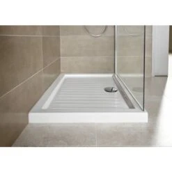 Roca - Piatto Doccia 80x120 Altezza 5,5 Cm In Ceramica - Serie: Roma (Senza Piletta) -Stile Bagno 53949967 4