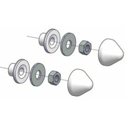 Fischer - Ricambio Per Kit Universale Per Sanitari Sospesi