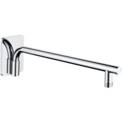 Braccio Doccia Girevole 1370 – 41 Cm – Ottone Cromato O Nero Opaco Cromo