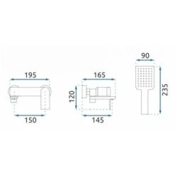 RUBINETTO DA VASCA REA STORM BLACK 7 RUBINETTO DA VASCA REA STORM BLACK -Stile Bagno 54294829 4