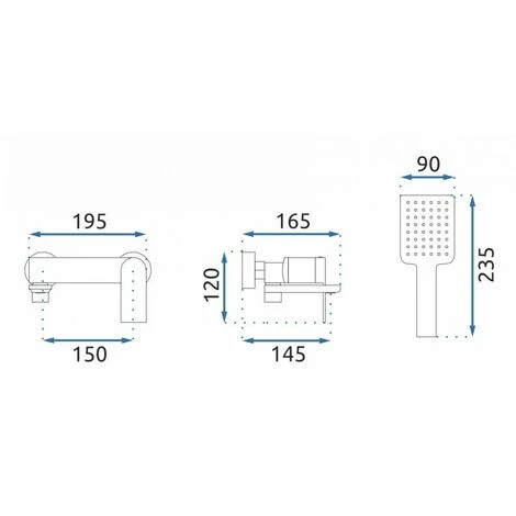 RUBINETTO DA VASCA REA STORM BLACK 4 RUBINETTO DA VASCA REA STORM BLACK - immagine 4