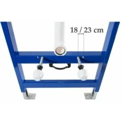 SUPPORTO SET DA INCASSO PER WC CON BOTTONE F LIGHT GOLD -Stile Bagno 54295320 4