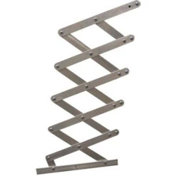 Stendino Espandibile Rolan 5 Fili 100 Cm 100x78x26 Cm In Alluminio -Stile Bagno 54301860 3