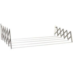 Stendino Espandibile Rolan 5 Fili 120cm In Alluminio 120x78x26 Cm