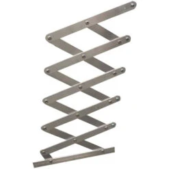 Stendino Espandibile Rolan 5 Fili 120cm In Alluminio 120x78x26 Cm -Stile Bagno 54301861 3