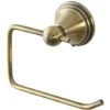 Portarotolo Carta Igienica Da Muro In Acciaio Finitura Bronzo Kit Di Fissaggio Incluso