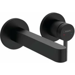 Hansgrohe Finoris - Miscelatore Ad Incasso Per Lavabo, Montaggio A 2 Fori, EcoSmart, Nero Opaco 76051670