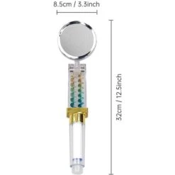 Soffione Doccia Turbo Elica Alta Pressione Doccetta Girevole 360 Turbocompressa -Stile Bagno 54382914 5