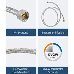 Rubinetto Tubo Per Il Collegamento Di Un Acqua Hahnes, 19303 0 -Stile Bagno 54618890 3