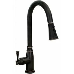 RUBINETTO DA CUCINA REA DECO OLD BLACK HIGH