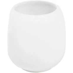 METAFORM - PORTA SPAZZOLINI DA APPOGGIO LINEA AFRA IN POLIRESINA - COLORE BIANCO