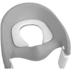 Riduttore WC Per Bambini , Con Scaletta , Antiscivolo , Regolabile , Pieghevole , Lala , Rosa E Bianco , Mobiclinic -Stile Bagno 55637150 4