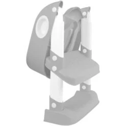 Riduttore WC Per Bambini , Con Scaletta , Antiscivolo , Regolabile , Pieghevole , Lala , Rosa E Bianco , Mobiclinic -Stile Bagno 55637150 5