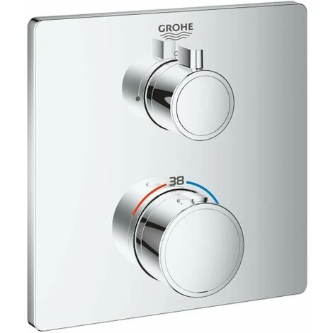 Grohe Grohtherm - Miscelatore Termostatico Ad Incasso, Cromato 24078000 1 Grohe Grohtherm - Miscelatore Termostatico Ad Incasso, Cromato 24078000