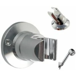 SUPPORTO A MURO PER DOCCIA DOCCETTA ORIENTABILE UNIVERSALE CROMATO