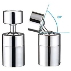 ROMPIGETTO RUBINETTO UNIVERSALE ROTANTE 360 GRADI AERATORE REGOLABILE LAVELLO -Stile Bagno 56095231 3