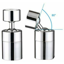 ROMPIGETTO RUBINETTO UNIVERSALE ROTANTE 360 GRADI AERATORE REGOLABILE LAVELLO -Stile Bagno 56095231 4