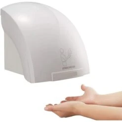 Asciugamani Elettrico Automatico A Parete Con Fotocellula Asciugatore Ad Aria Calda Con Fotocellula Ad Aria Calda Asciuga Mani 1800 Watt -Stile Bagno 56250749 4