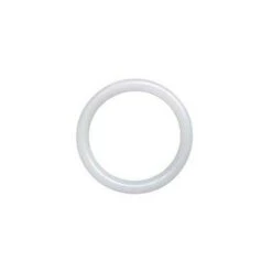 Sacchetto 100 Anelli Rotondi In Plastica 18mm