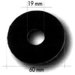 Guarnizione Di Fondo Ricambio Per Valvola Di Scarico Tipo Vecchio 112151 Kariba