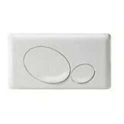 Placca Bianca Due Pulsanti Nupi Geco 08wpb