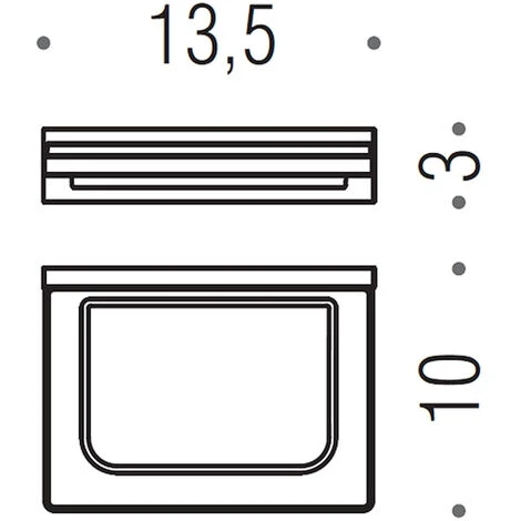 COLOMBO DESIGN Look Porta Sapone Cromato Codice Prod: B16010CR-VAN 2 COLOMBO DESIGN Look Porta Sapone Cromato Codice Prod: B16010CR-VAN - immagine 2