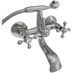 GRUPPO PER VASCA CON MANIGLIA A CROCE