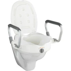 Wenko Sedile WC Rialzato Con Braccioli Secura
