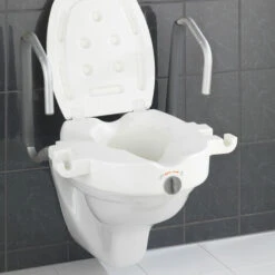 Wenko Sedile WC Rialzato Con Braccioli Secura -Stile Bagno 58463055 3