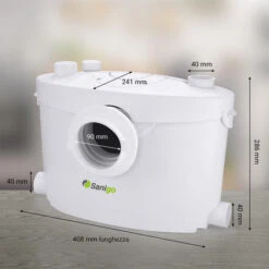 Smerigliatrice Sanitaria Sanigo 3/1 400W Con Filtro A Carbone E Pannello Di Riparazione -Stile Bagno 58488930 3