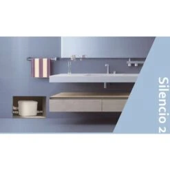 Pompa Per Acque Reflue Sanitarie Aquamatix Silencio 2 400W Pompa Per Acque Reflue Doccia Silenziosa -Stile Bagno 58488945 5