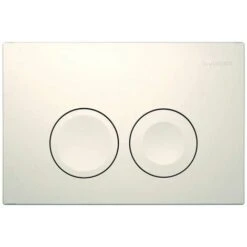 Geberit Delta25 - Placca Di Comando, Bianco Alpino 115.125.11.5