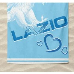 TELO MARE In Spugna I Love LAZIO Misura Grande Cm. 90 X 170 -Stile Bagno 58760404 3