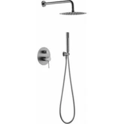 Set Doccia Incasso Colore Nichel Spazzolato Linea Imex GPD038/NQ