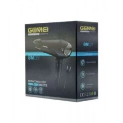 Trade Shop - Asciugacapelli Professionale Phon Corda Retrattile 1800-2200w 2 Velocità Gm-129 -Stile Bagno 59260412 5