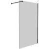 Parete Per Doccia Walk In Vetro Grigio 140 X 200 Cm - MALIKA