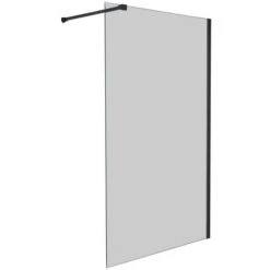 Parete Per Doccia Walk In Vetro Grigio 140 X 200 Cm - MALIKA