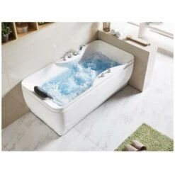 Vasca Per Balneoterapia GAVINO - 1 Posto - 140L - 75x150xH59 Cm - Angolo A Destra