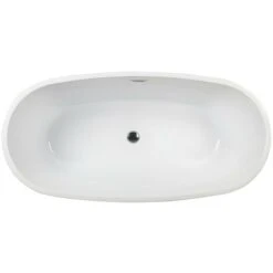 Vasca Da Bagno Freestanding Di Design 200L 150x72x58 Cm Bianco - DOMINIKA 9 Vasca Da Bagno Freestanding Di Design 200L 150x72x58 Cm Bianco - DOMINIKA -Stile Bagno 59291122 5